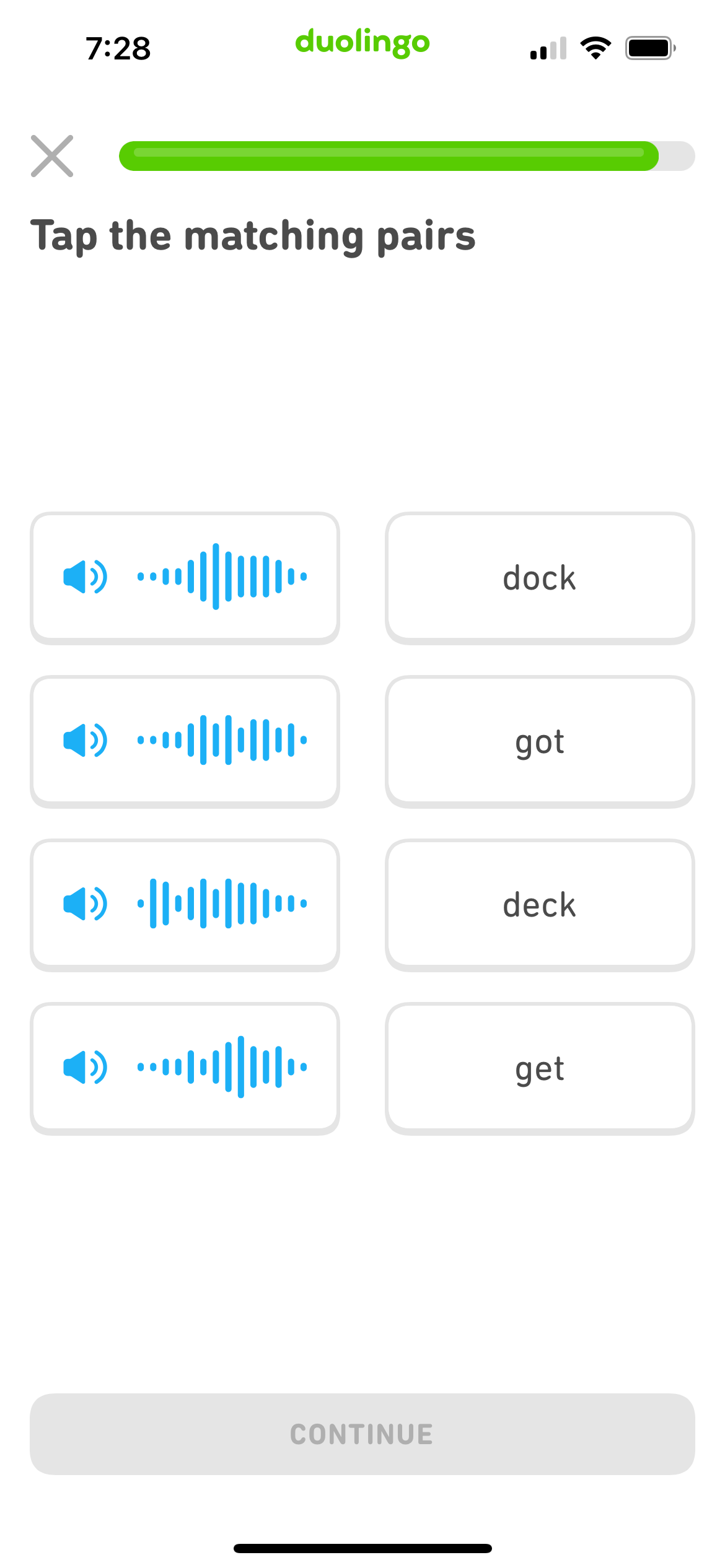 How to practice English pronunciation on Duolingo